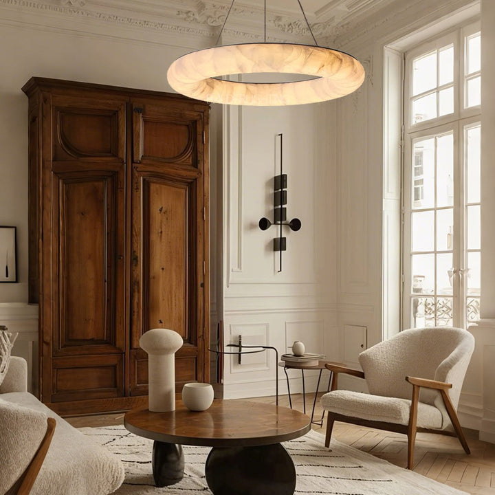 Rivage Lisse Round Chandelier 31″