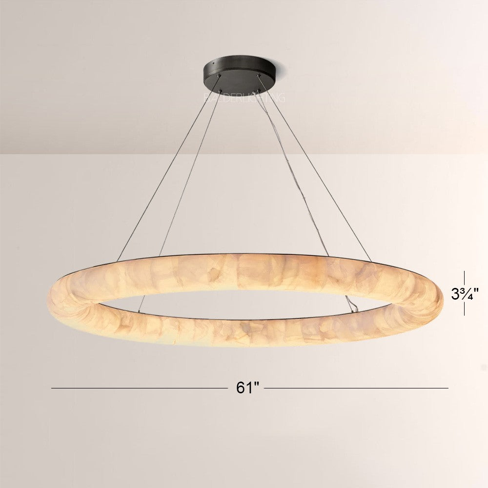 Rivage Lisse Round Chandelier 61″