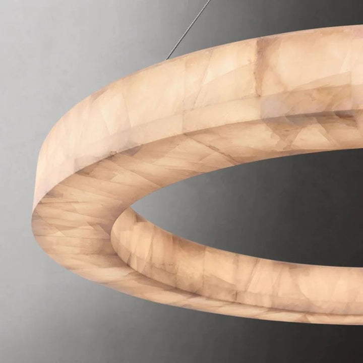 Rivage Round Calcite Chandelier 31"40"60"