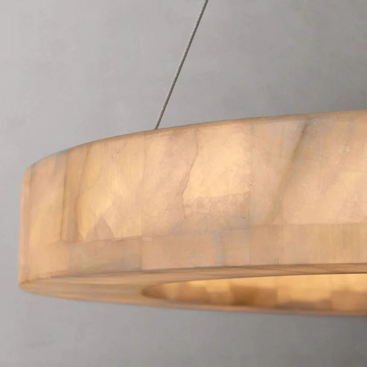 Rivage Round Calcite Chandelier 31"40"60"