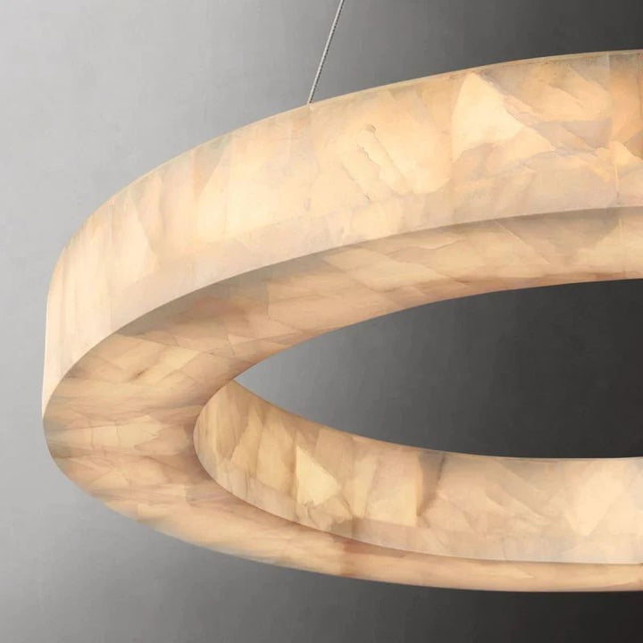 Rivage Round Calcite Chandelier 31"40"60"