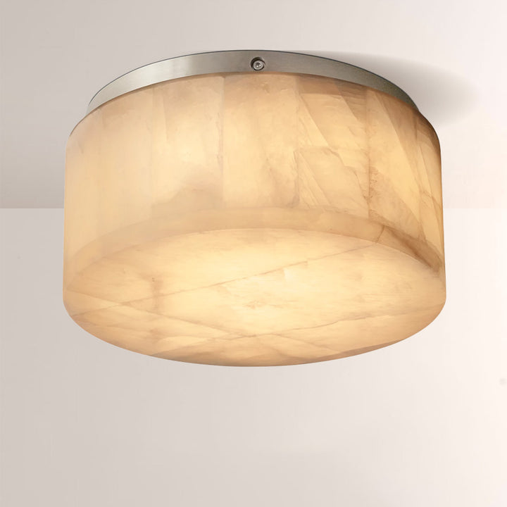 Rivage Calcite Round Flushmount 10"