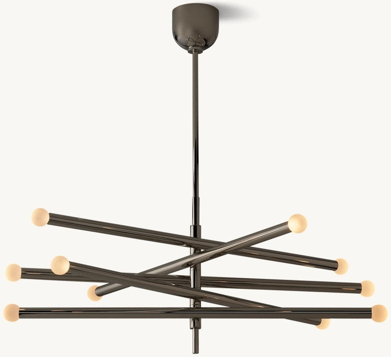 Rousseau 10-Light Mobile Orb Chandelier