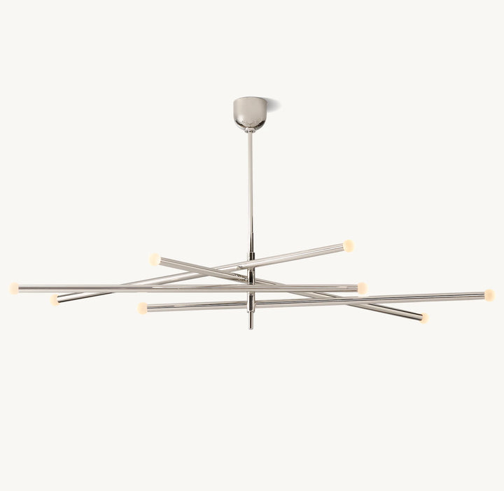 Rousseau 8-Light Mobile Orb Chandelier