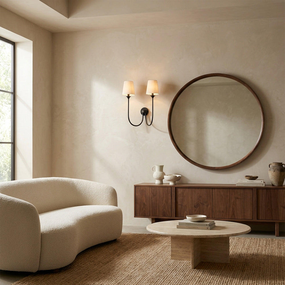 Saike Linen Wall Sconce