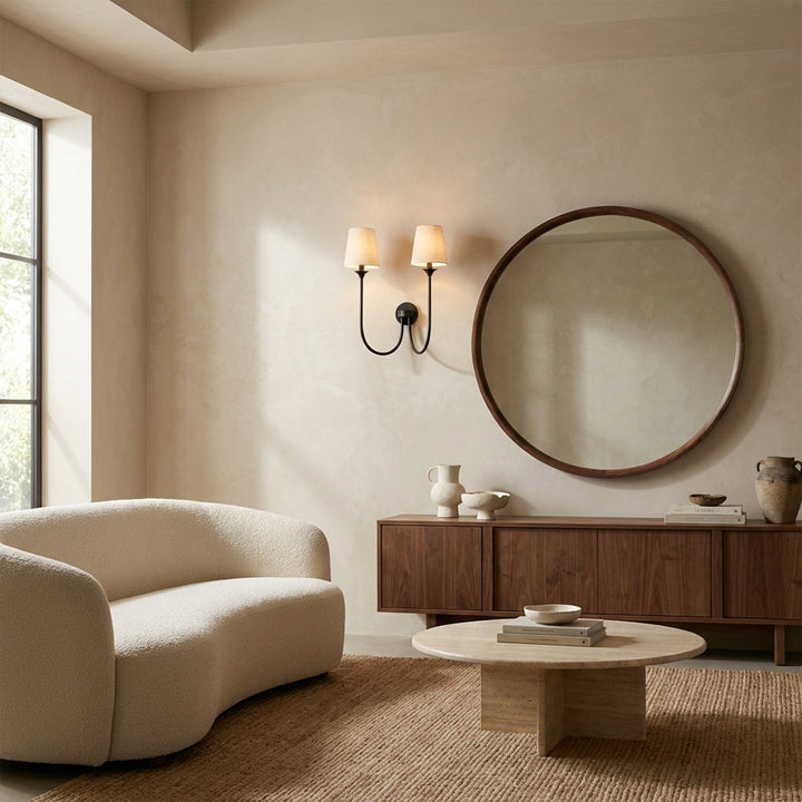 Saike Linen Wall Sconce