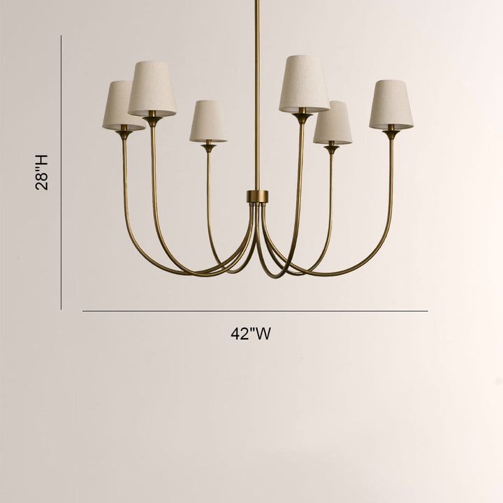 Saike Round Chandelier 42"