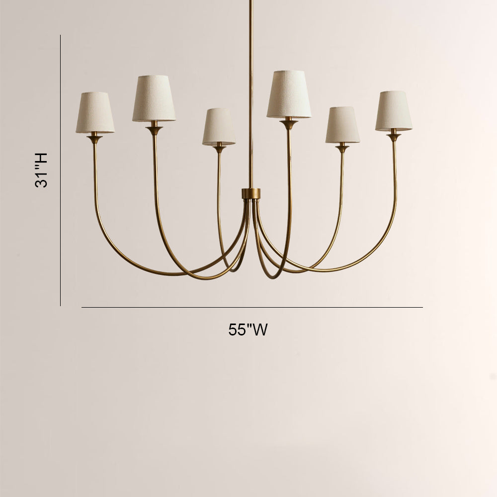 Saike Round Chandelier 55"