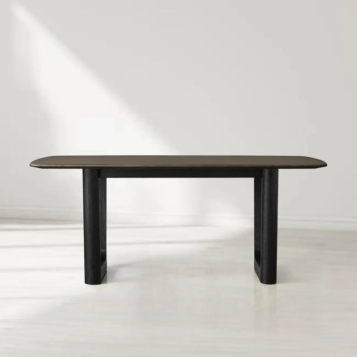 Sailor Germain Rectangular Solid Wood Dining Table with Rennes Base