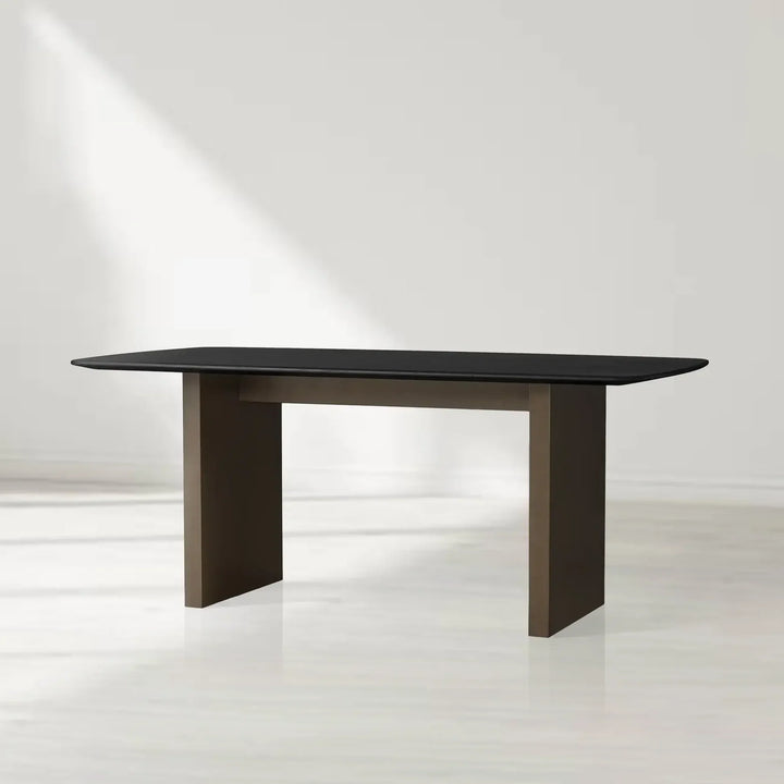 Sailor Germain Rectangular Wood Dining Table with Clement Base