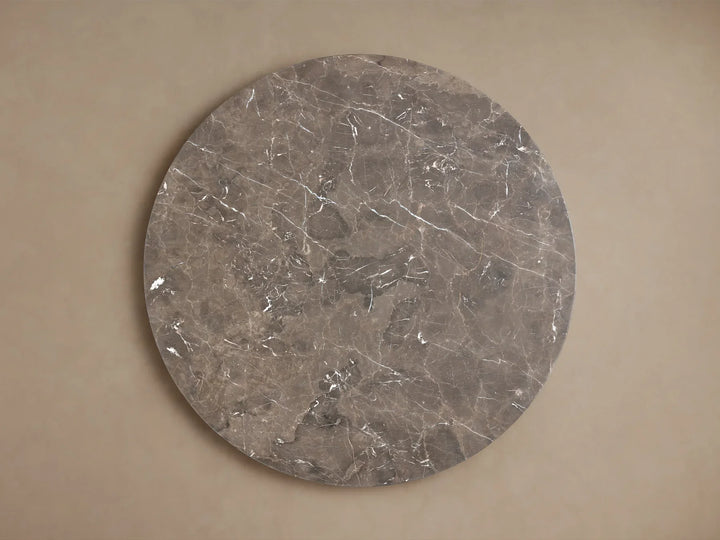 Sailor Germain Round Marble Top Dining Table with Rennes Base