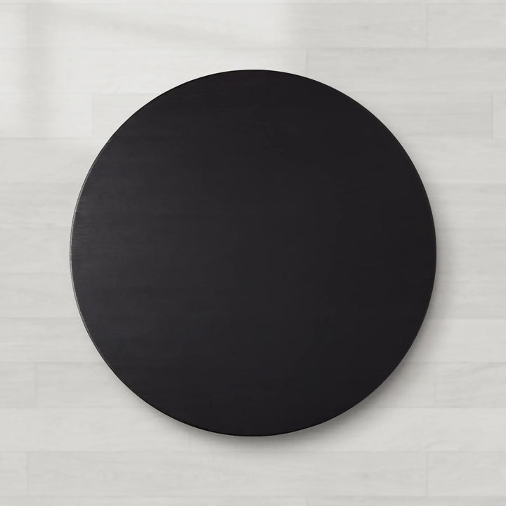 Sailor Germain Round Oak Wood Dining Table with Clement Base