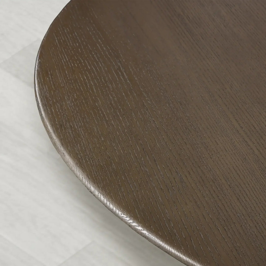 Sailor Germain Round Oak Wood Dining Table with Rennes Base