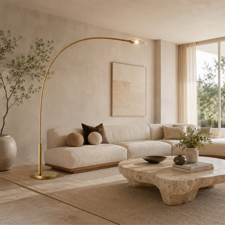 Sally Clear Glass Floor Lamp
