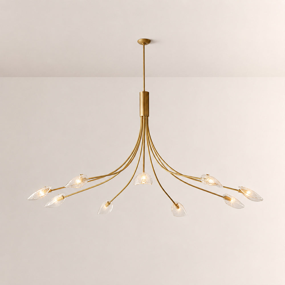 Sally Clear Glass Round Chandelier