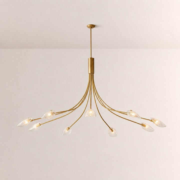 Sally Clear Glass Round Chandelier