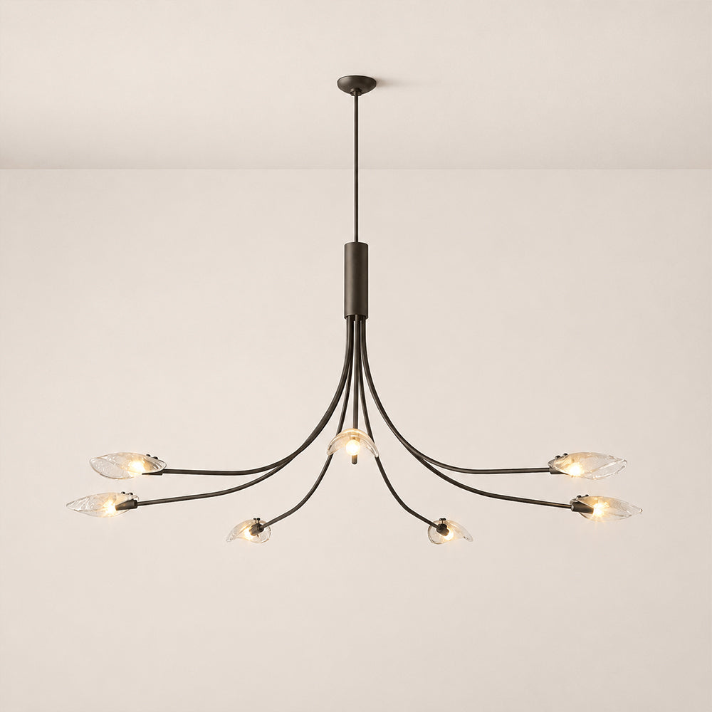 Sally Clear Glass Round Chandelier