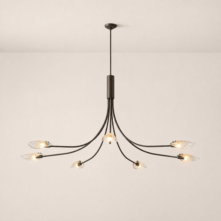 Sally Clear Glass Round Chandelier