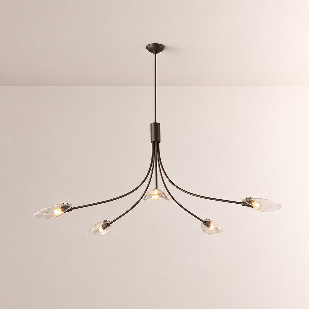 Sally Clear Glass Round Chandelier