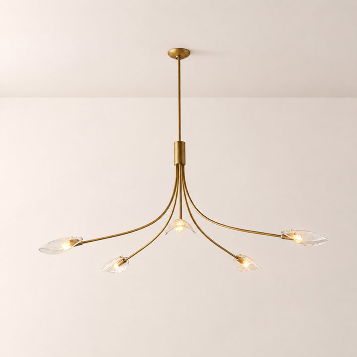 Sally Clear Glass Round Chandelier