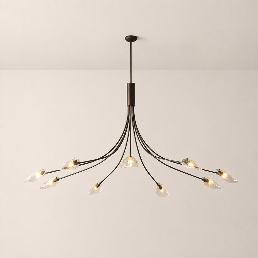 Sally Clear Glass Round Chandelier