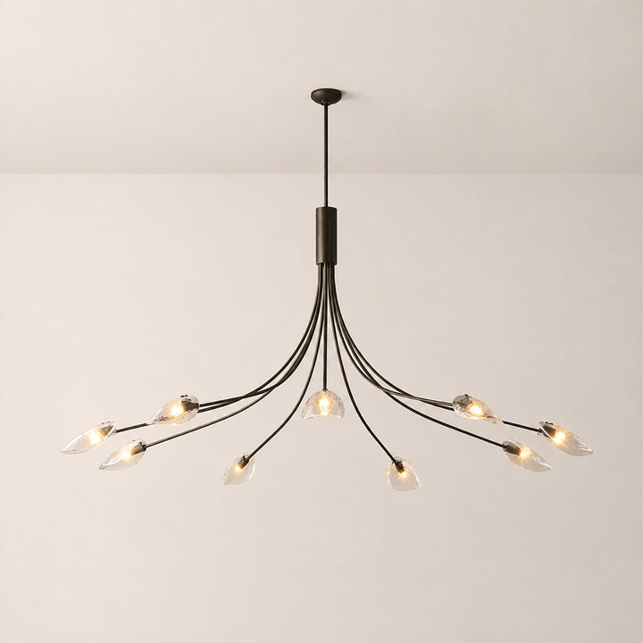 Sally Clear Glass Round Chandelier