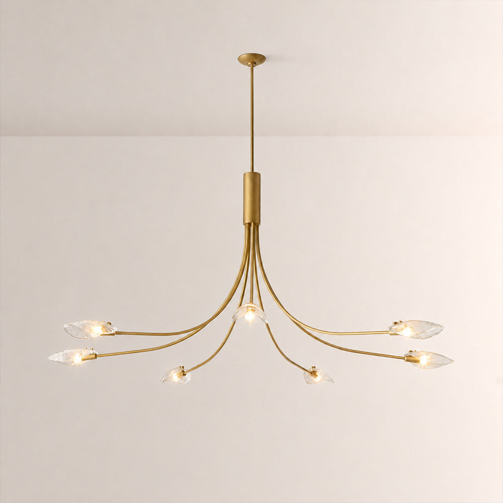Sally Clear Glass Round Chandelier