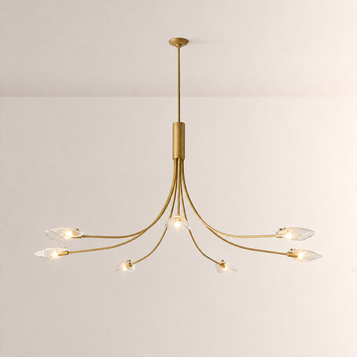Sally Clear Glass Round Chandelier