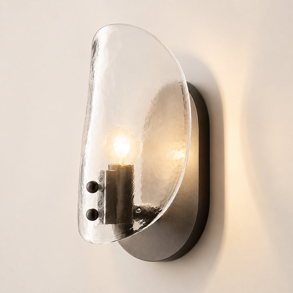 Sally Clear Glass Wall Sconce