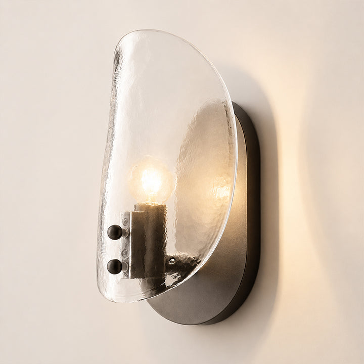 Sally Clear Glass Wall Sconce