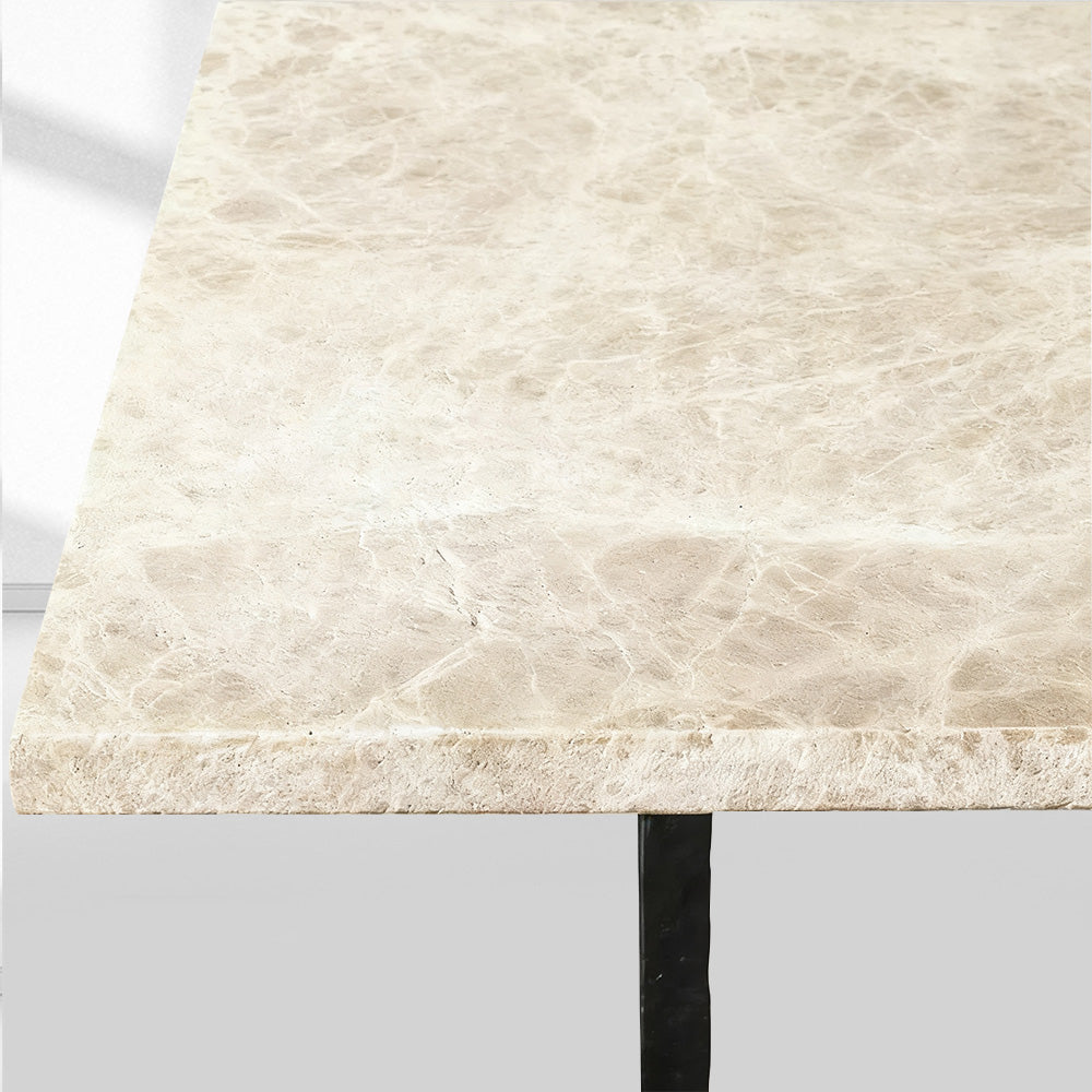 Salvidor Stone Rectangular Dining Table
