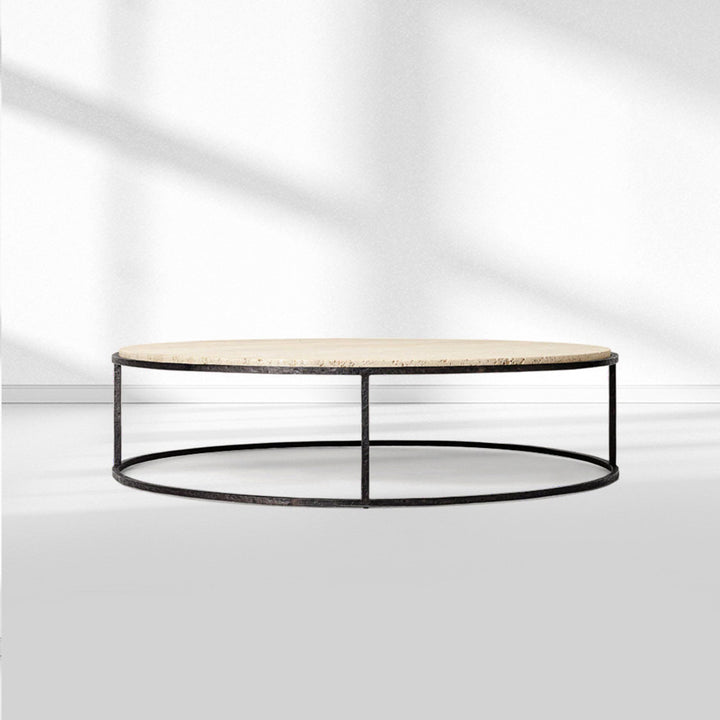 Salvidor Stone Round Coffee Table