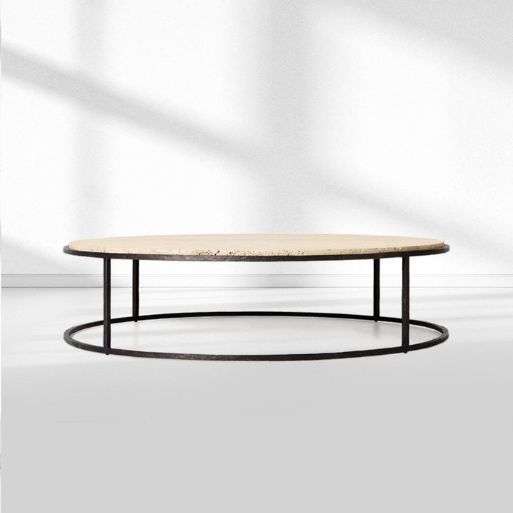 Salvidor Stone Round Coffee Table