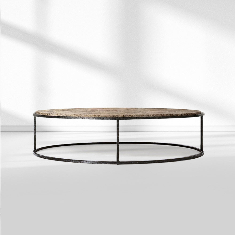 Salvidor Stone Round Coffee Table