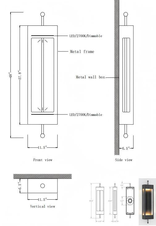 Sammy Outdoor Glass Wall Sconce