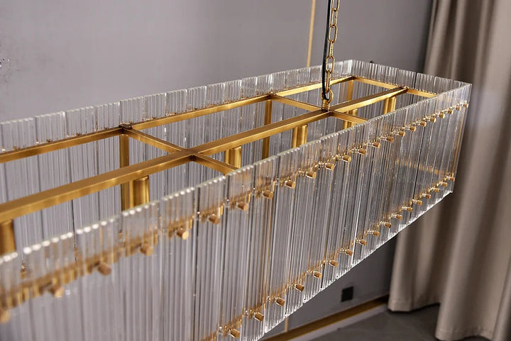 Sanma Rectangular Chandelier 72"