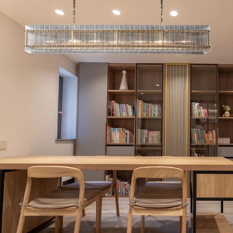 Sanma Rectangular Chandelier 72"