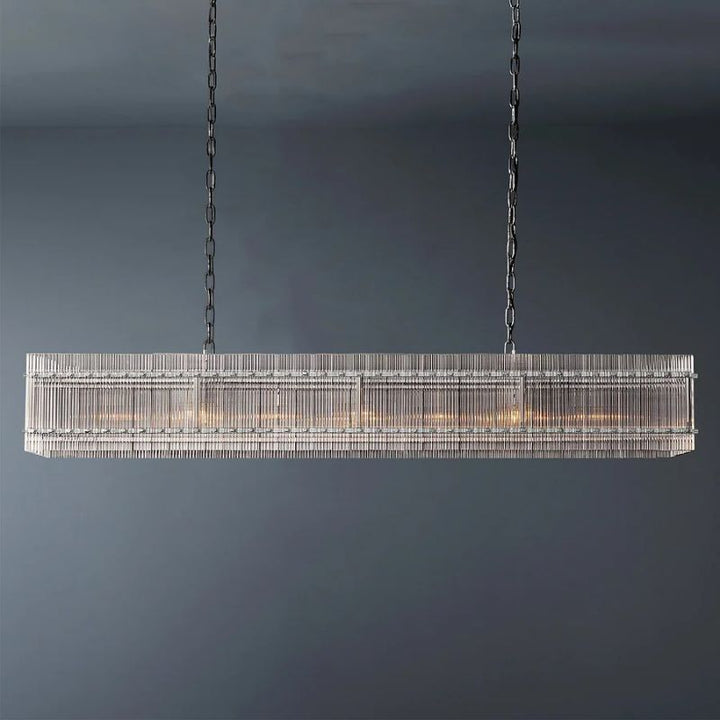 Sanma Rectangular Chandelier 72"