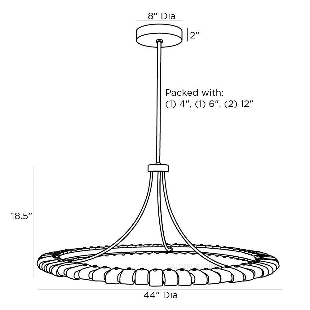 Sanyala Round Chandelier 44“
