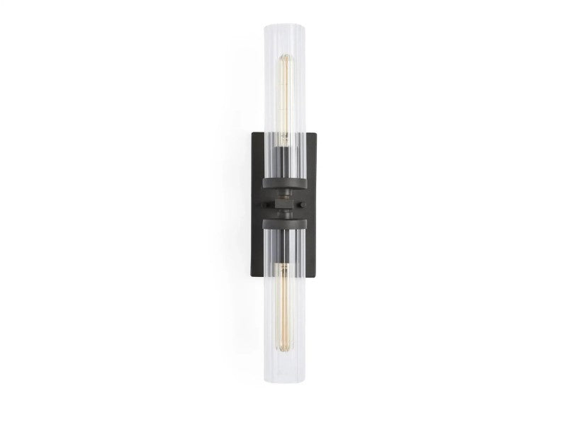Saxon 2-Light Glass Wall Sconce