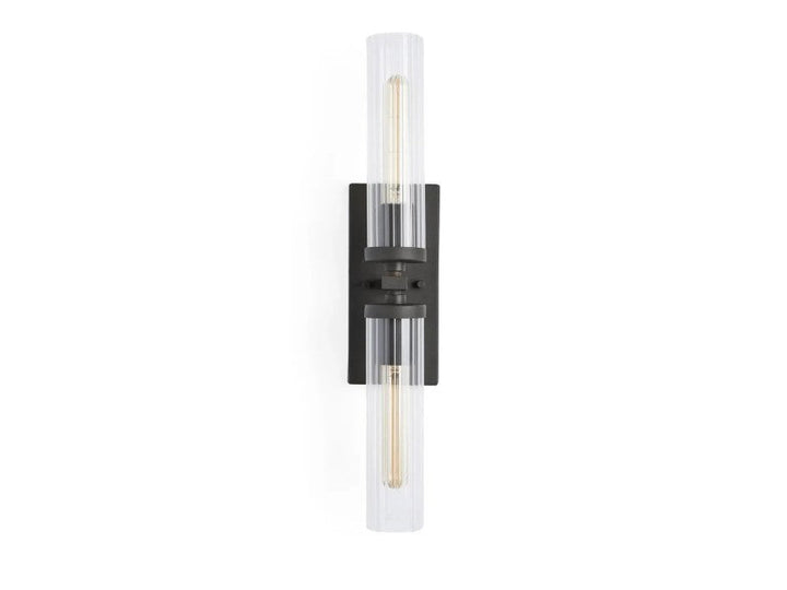Saxon 2-Light Glass Wall Sconce