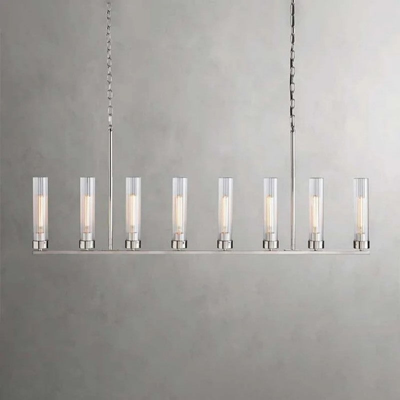 Saxon Glass Linear Chandelier
