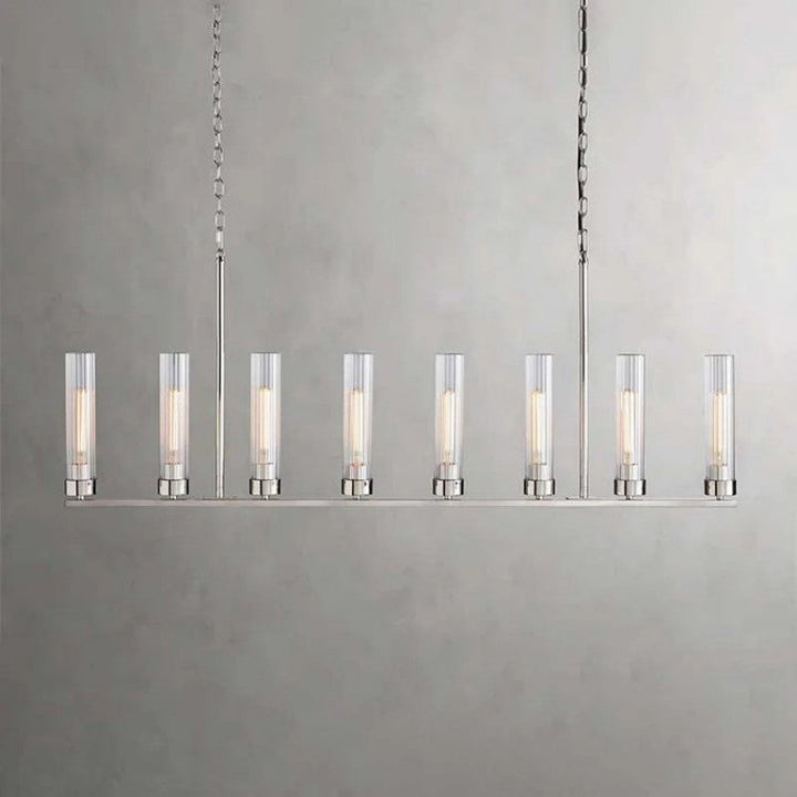 Saxon Glass Linear Chandelier