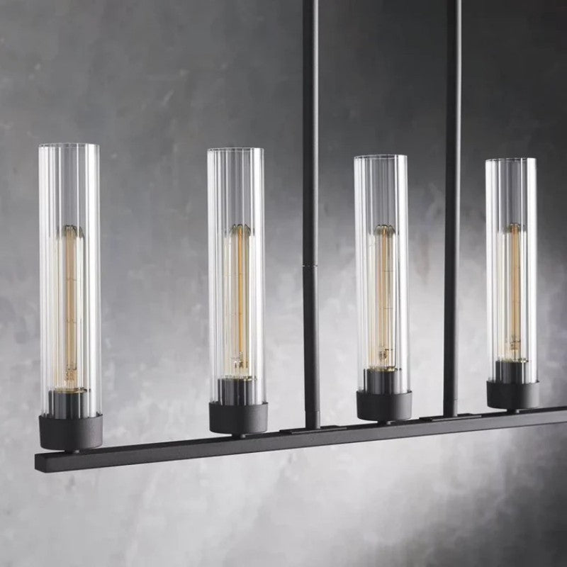 Saxon Glass Linear Chandelier