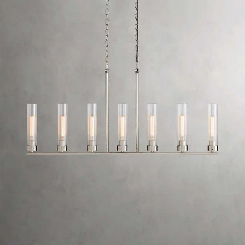 Saxon Glass Linear Chandelier