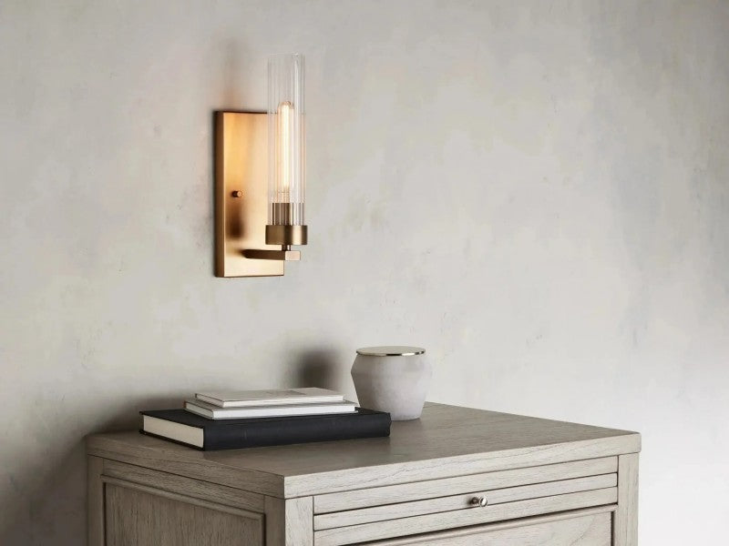 Saxon Glass Wall Sconce