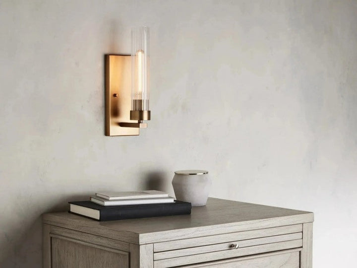 Saxon Glass Wall Sconce