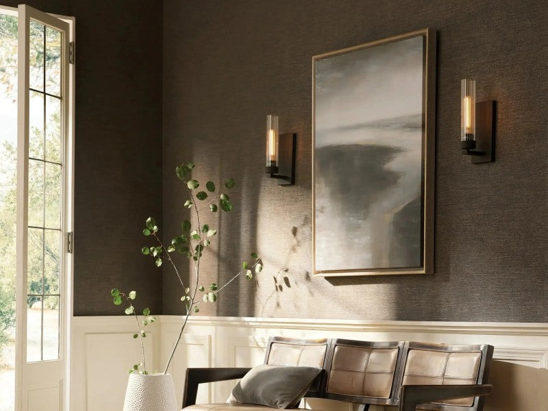 Saxon Glass Wall Sconce