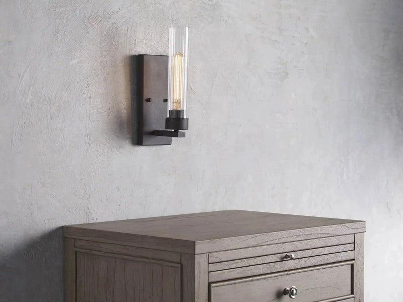 Saxon Glass Wall Sconce