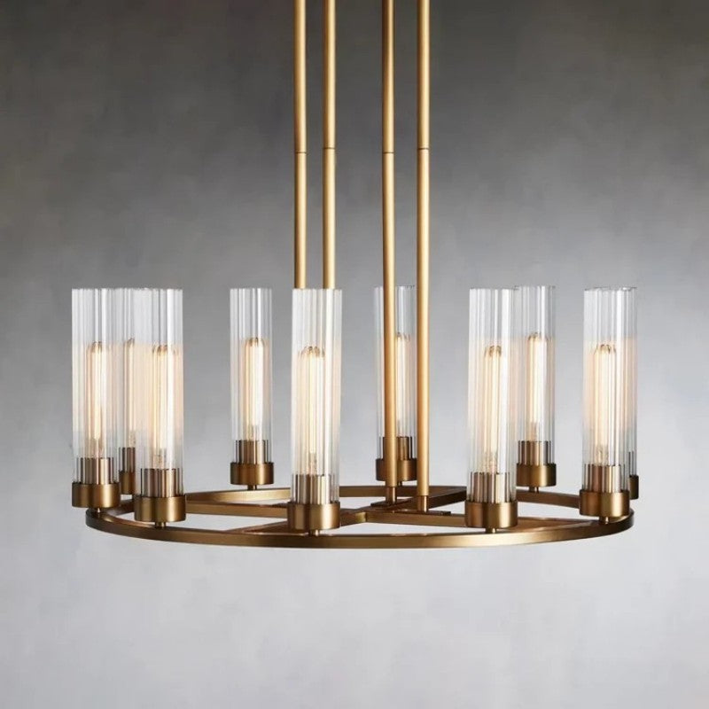 Saxon Round Glass Chandelier